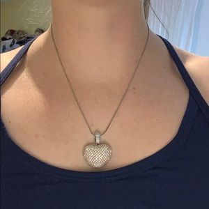 Diamond heart necklace